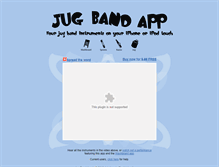 Tablet Screenshot of jugbandapp.com